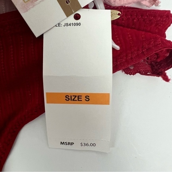 JESSICA SIMPSON Women’s Panties Sz Small Pkg/3 Ultra Flirty Thong Multi Colors - Picture 5 of 8